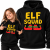 BLUZA Z KAPTUREM  ŚWIĄTECZNA ELF SQUAD